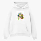 Толстовка худи оверсайз