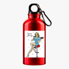 Металлическая бутылка 400 мл UV-DTF