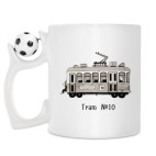 Кружка с футбольным мячиком