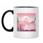 Кружка двухцветная