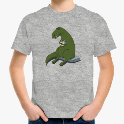 Детская футболка  Тираннозавр-соня