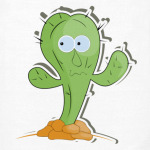 Зеленый кактус