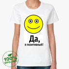 Женская футболка органик