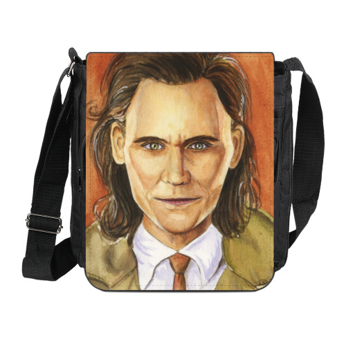 Сумка на плечо (мини-планшет) с принтом Локи (Loki)