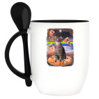 Кружка с ложкой