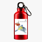 Металлическая бутылка 400 мл UV-DTF