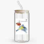 Банка с бамбуковой крышкой