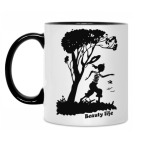 Кружка двухцветная