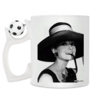 Кружка с футбольным мячиком