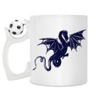 Кружка с футбольным мячиком