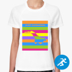 Женская спортивная футболка