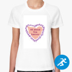 Женская спортивная футболка