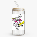 Банка с бамбуковой крышкой