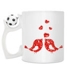 Кружка с футбольным мячиком