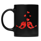 Кружка цветная UV-DTF