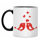 Кружка двухцветная