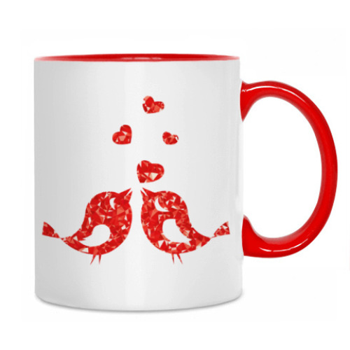 Кружка Птички Валентинки