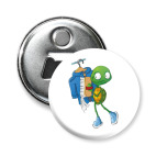 Чистюля Черепашонок с щеткой