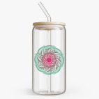 Банка с бамбуковой крышкой