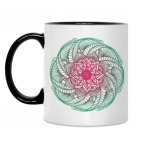 Кружка двухцветная