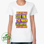 Женская футболка органик