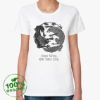 Женская футболка органик