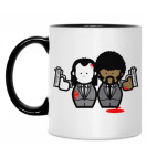 Кружка двухцветная