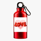 Металлическая бутылка 400 мл UV-DTF