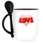 Кружка с ложкой