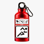 Металлическая бутылка 400 мл UV-DTF