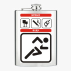 Фляжка стальная