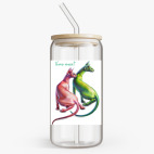 Банка с бамбуковой крышкой