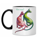 Кружка двухцветная