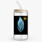 Банка с бамбуковой крышкой