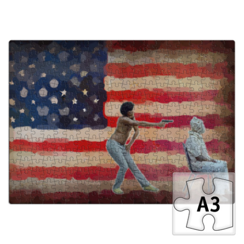 Пазл с принтом This is America