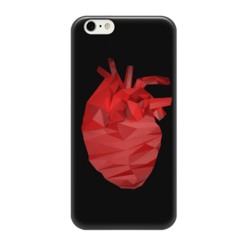 Чехол для iPhone 6/6s Сердце 3D