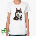 Женская футболка органик