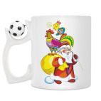 Кружка с футбольным мячиком