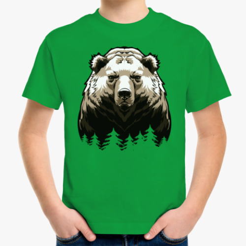 Детская футболка Суровый Медведь