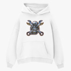 Толстовка худи оверсайз