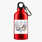 Металлическая бутылка 400 мл UV-DTF