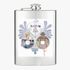 Фляжка стальная