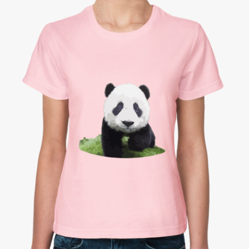 Женская футболка Panda