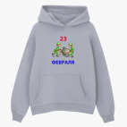 Толстовка худи оверсайз