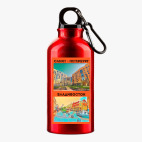 Металлическая бутылка 400 мл UV-DTF