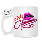 Кружка с футбольным мячиком