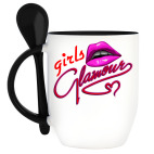 Кружка с ложкой