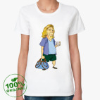 Женская футболка органик