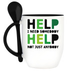 Кружка с ложкой