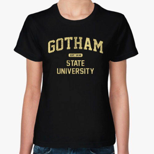 Женская футболка Gotham University